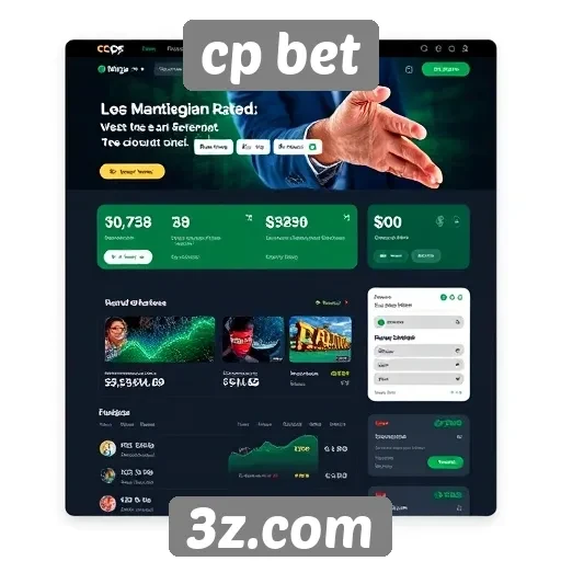 Interface do usuário do site cp bet avaliada